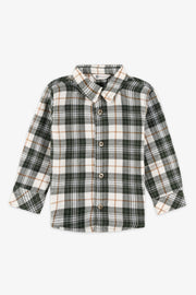 Chemise en flanelle à carreaux - Bébé garçon && VERT/MULTI