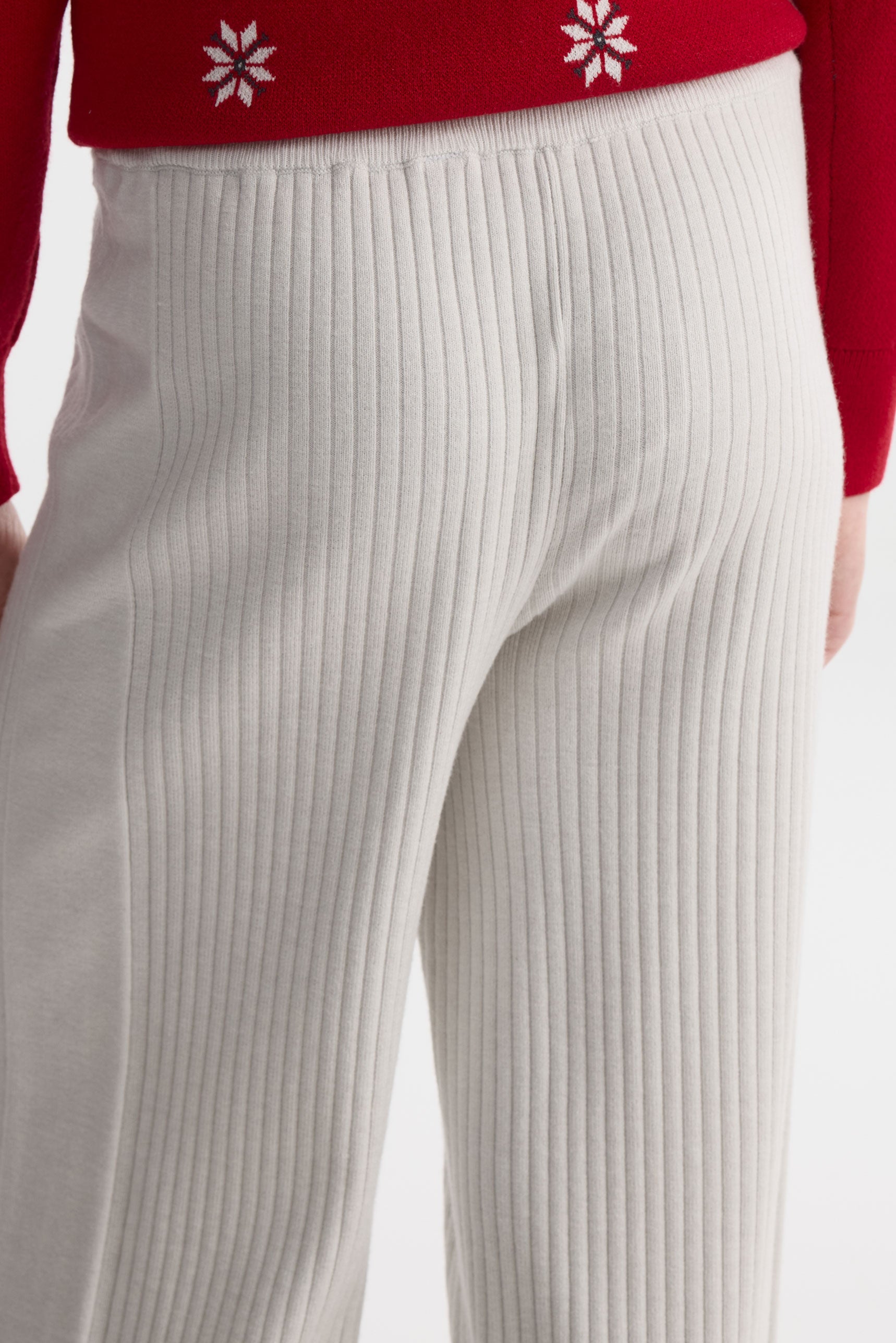 Pantalon à jambes larges – Ado fille && GRIS MIXTE