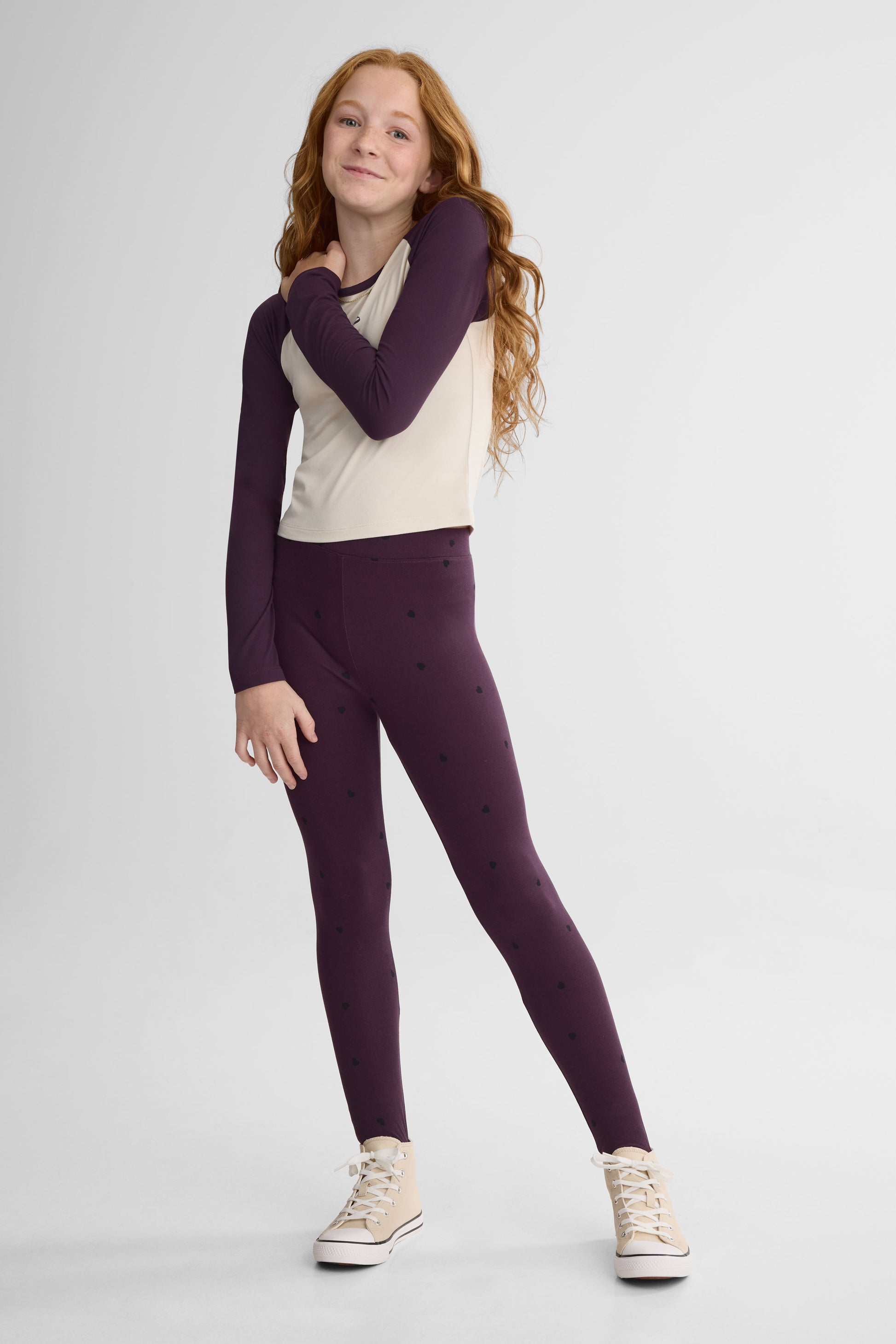Chandail léger raglan graphique 2/25$ – Ado fille && PRUNE