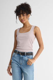 Camisole cloutés - Femme && GRIS