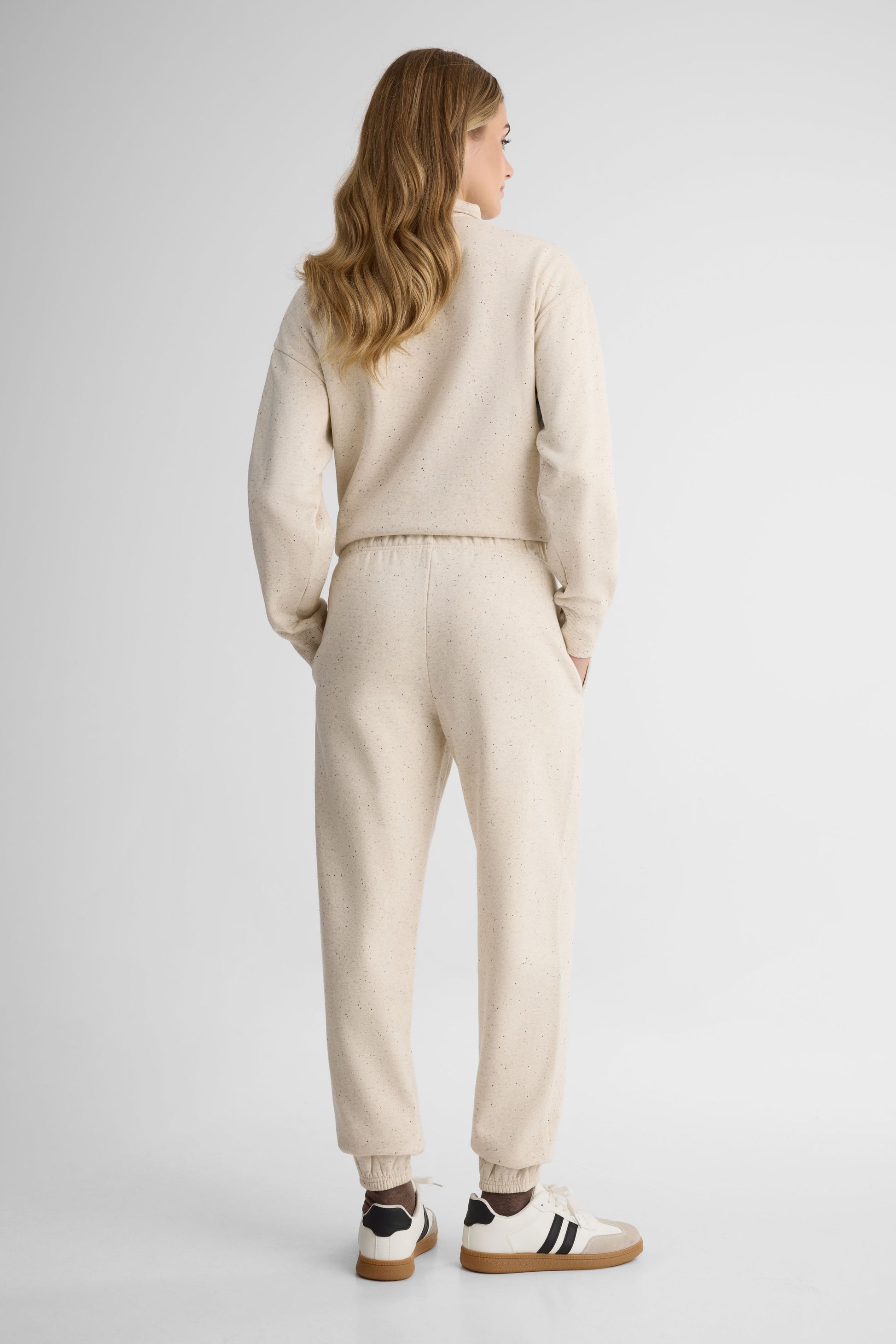 Pantalon jogger ouaté – Femme && OATMEAL