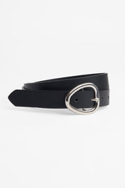 Ceinture habillée en PU ajustable – Femme && NOIR