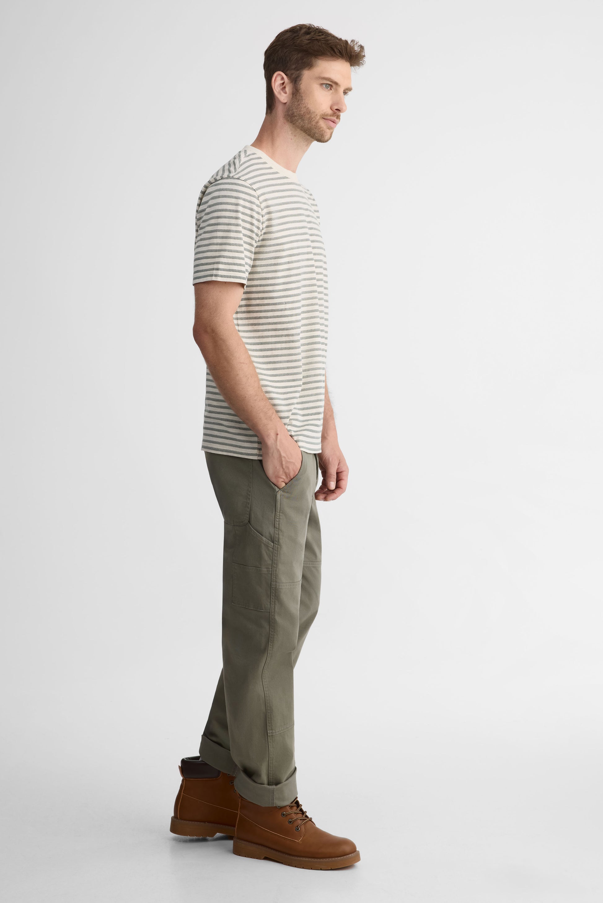 Chandail en jersey peigné - Homme && OATMEAL