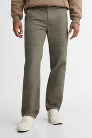 Pantalon Carpenter 5 poches en coton - Homme && KAKI