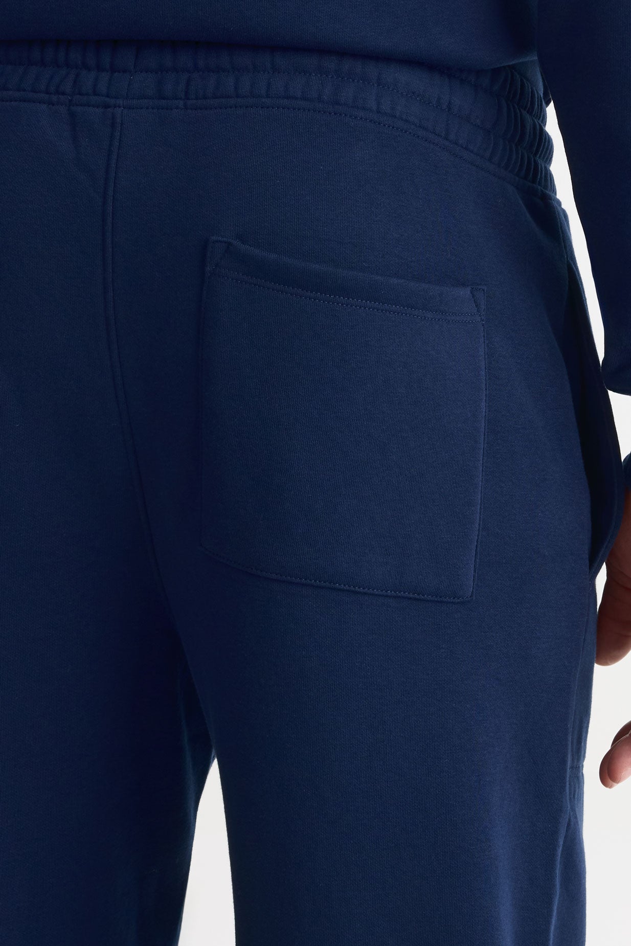 Pantalon ouaté élastique à la taille - Homme && MARIN