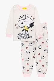 Ensemble pyjama 2 pièces Snoopy - Bébé fille && BEIGE/MULTI