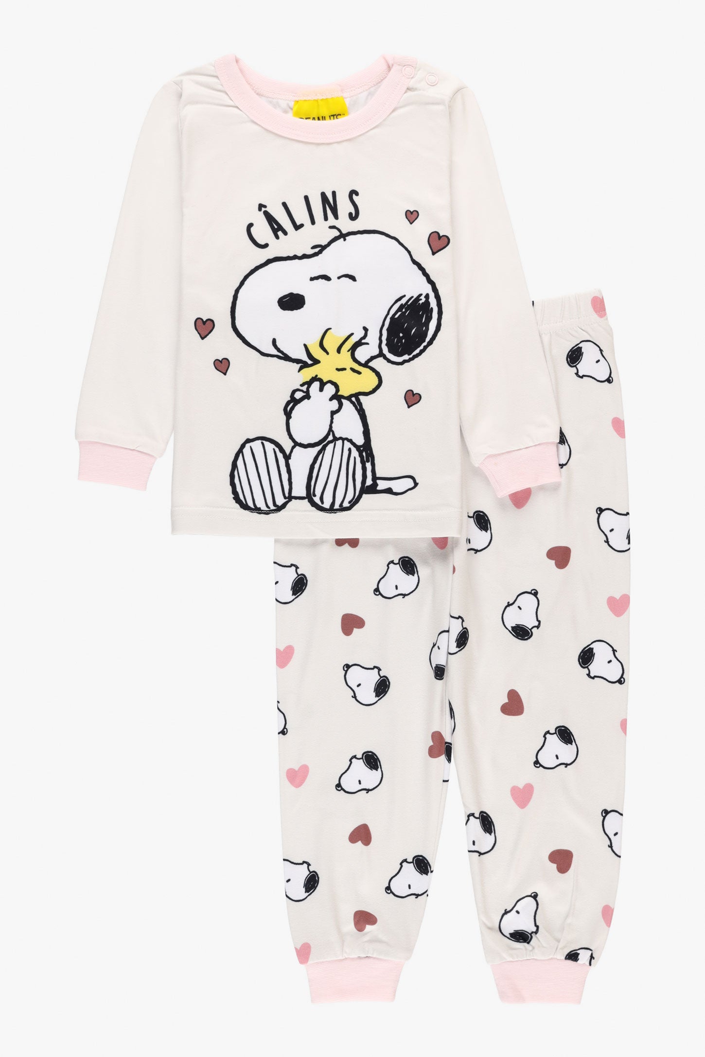 Ensemble pyjama 2 pièces Snoopy - Bébé fille && BEIGE/MULTI
