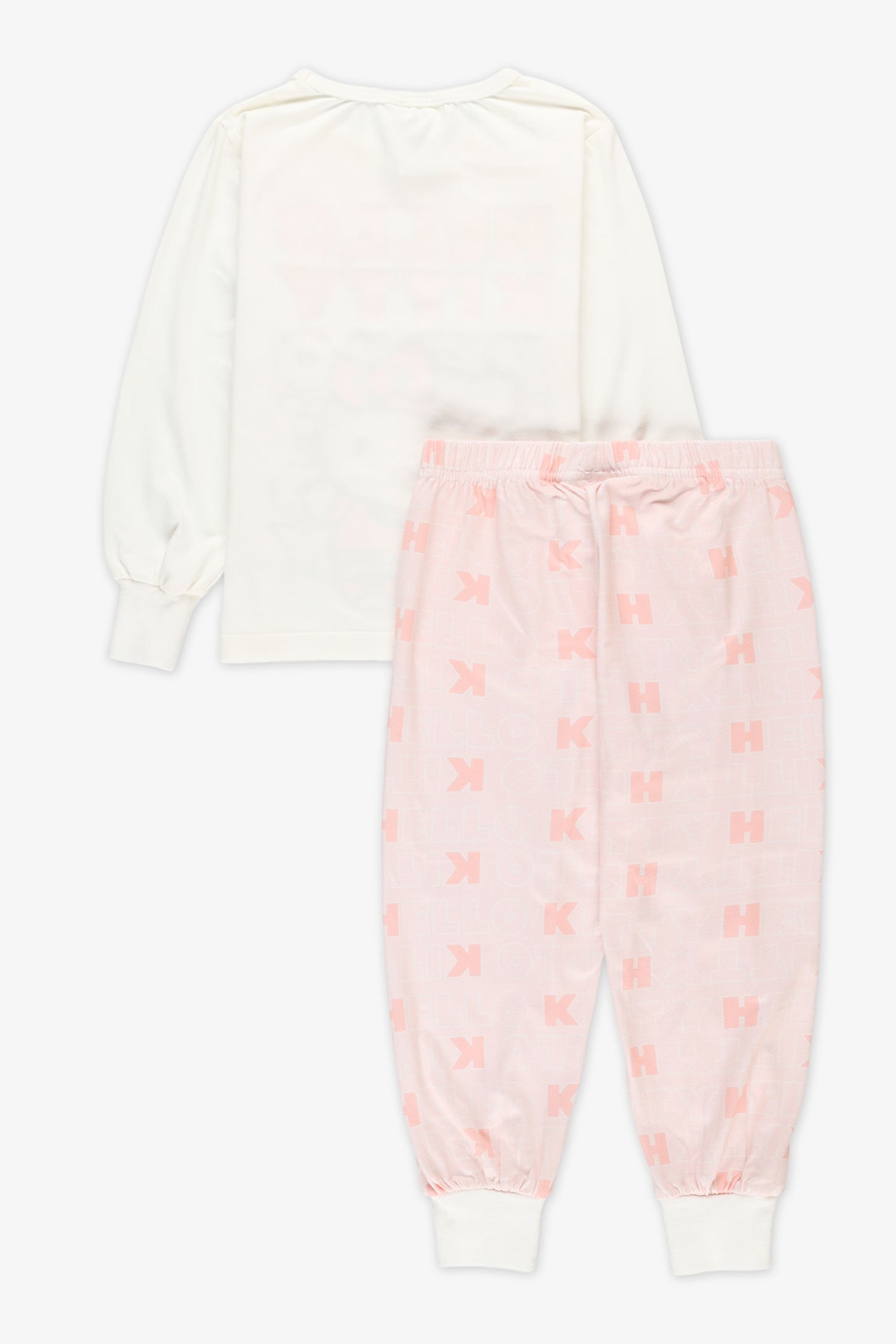 Ensemble pyjama 2 pièces Hello Kitty - Enfant fille && BLANC CASSÉ/MULTI