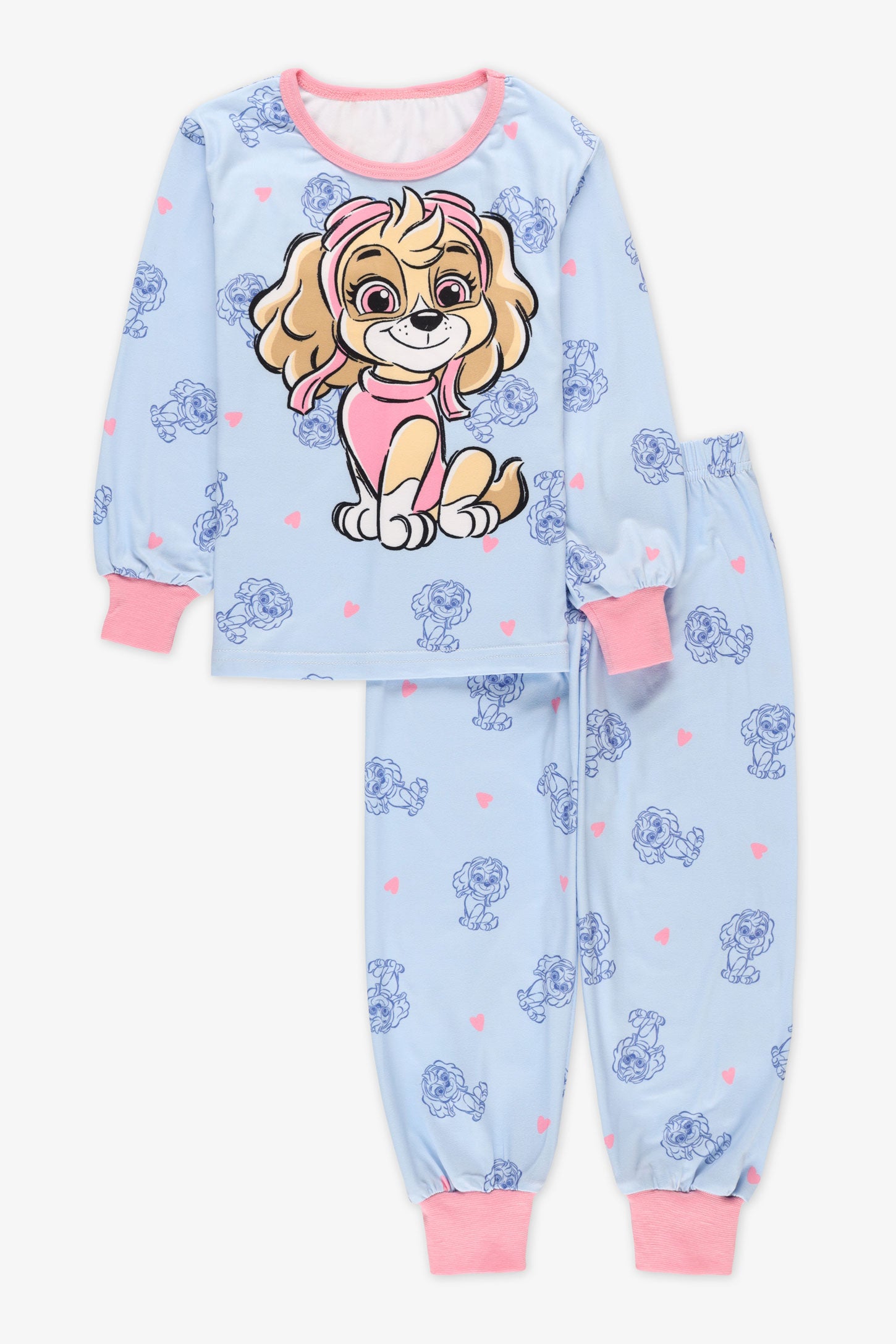 Ensemble pyjama 2 pièces Pattes Patrouille - Enfant fille && BLEU MULTI