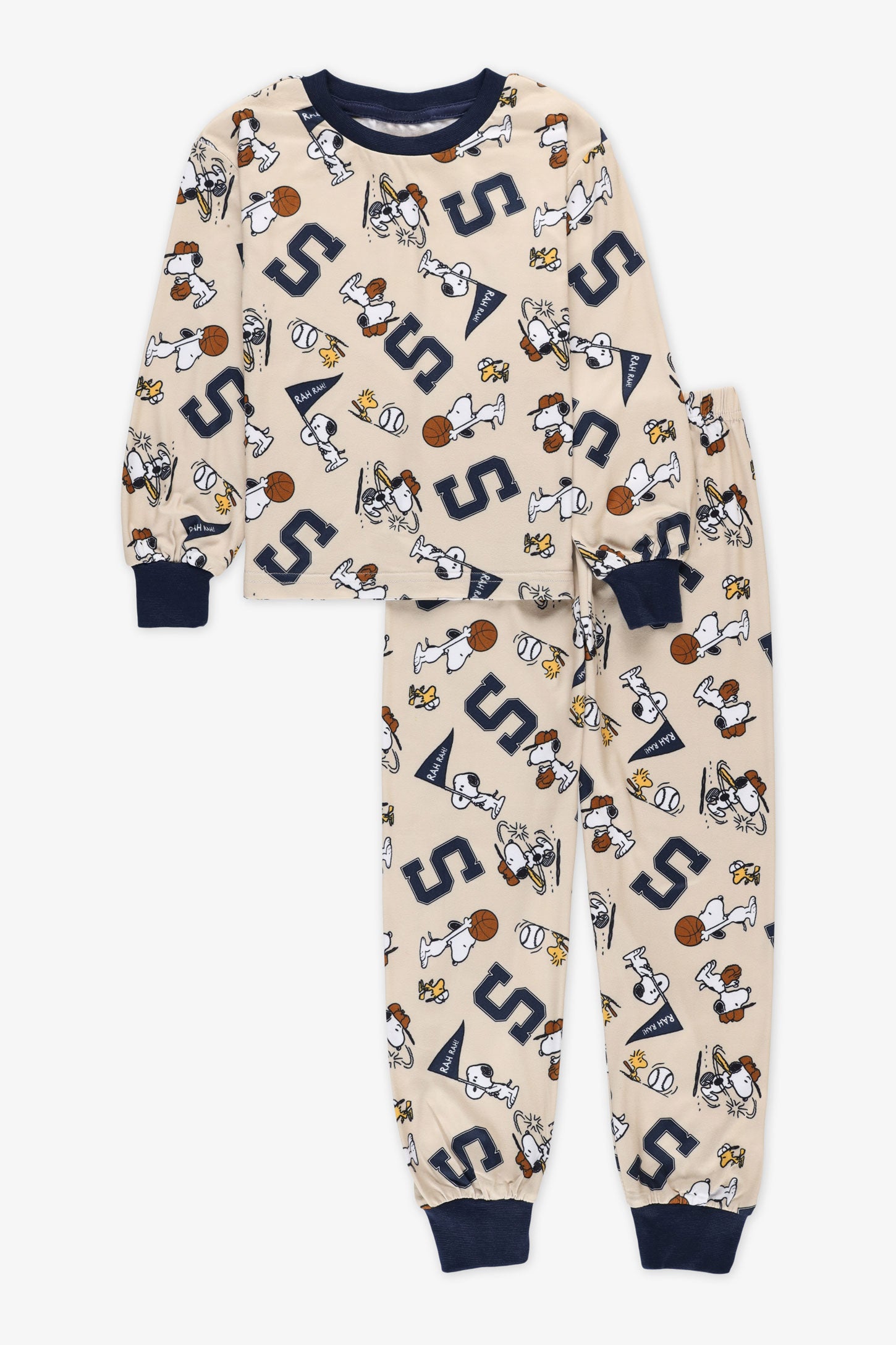 Ensemble pyjama 2 pièces Snoopy - Enfant garçon && BEIGE/MULTI