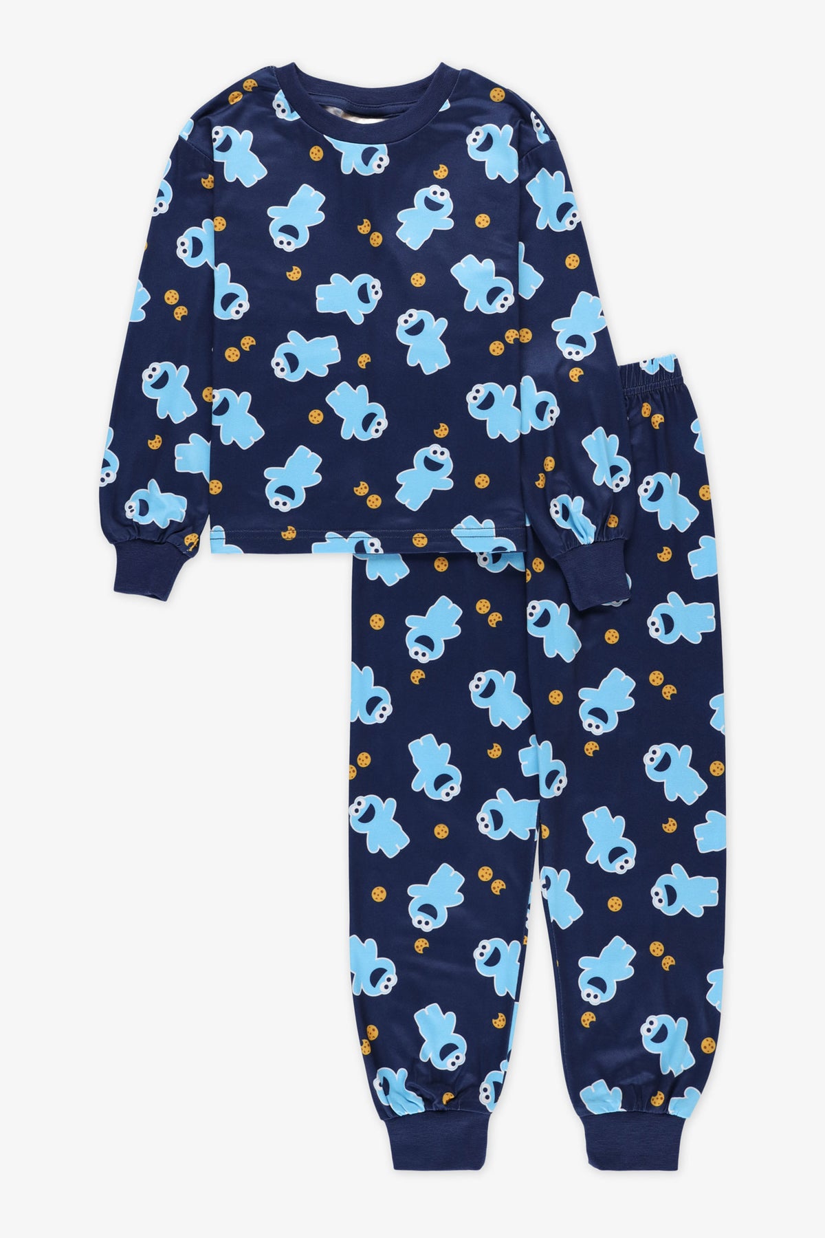 Ensemble pyjama 2 pièces Cookie Monster - Enfant garçon && MARIN/MULTI