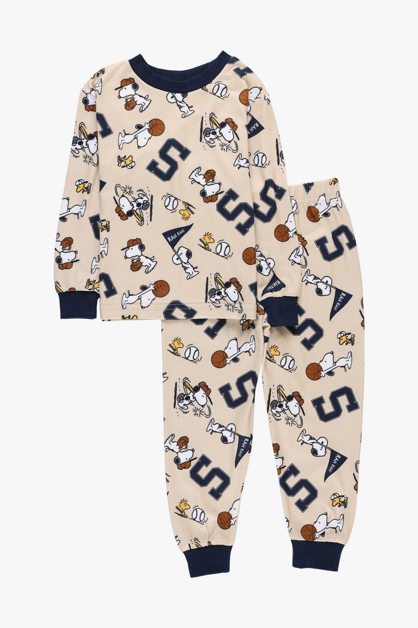 Ensemble pyjama 2 pièces Snoopy - Bébé garçon && BEIGE/MULTI