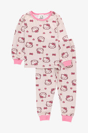 Ensemble pyjama 2 pièces Hello Kitty - Bébé fille && ROSE MULTI