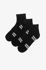 Chaussettes hautes à la cheville - Femme && NOIR