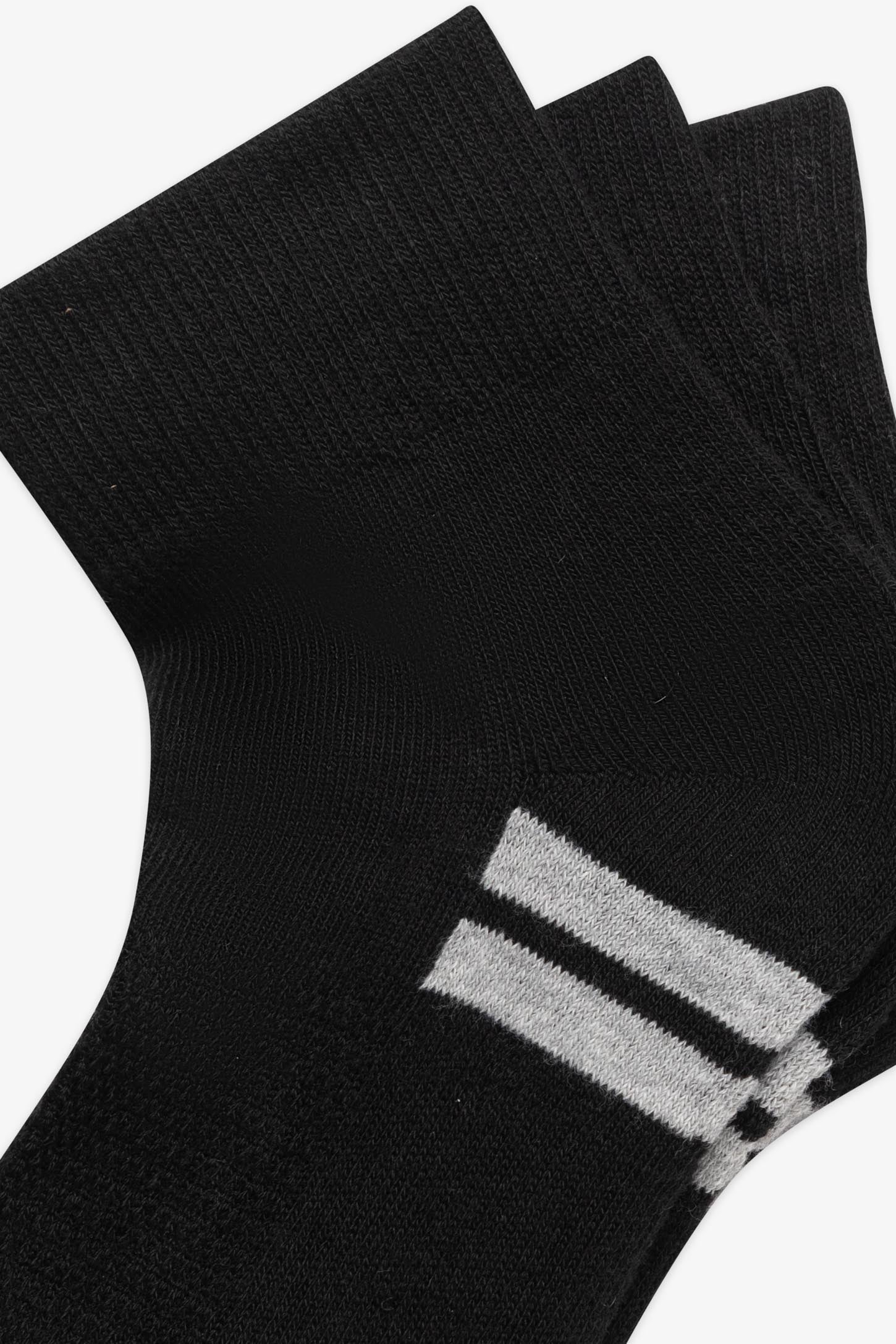 Chaussettes hautes à la cheville - Femme && NOIR