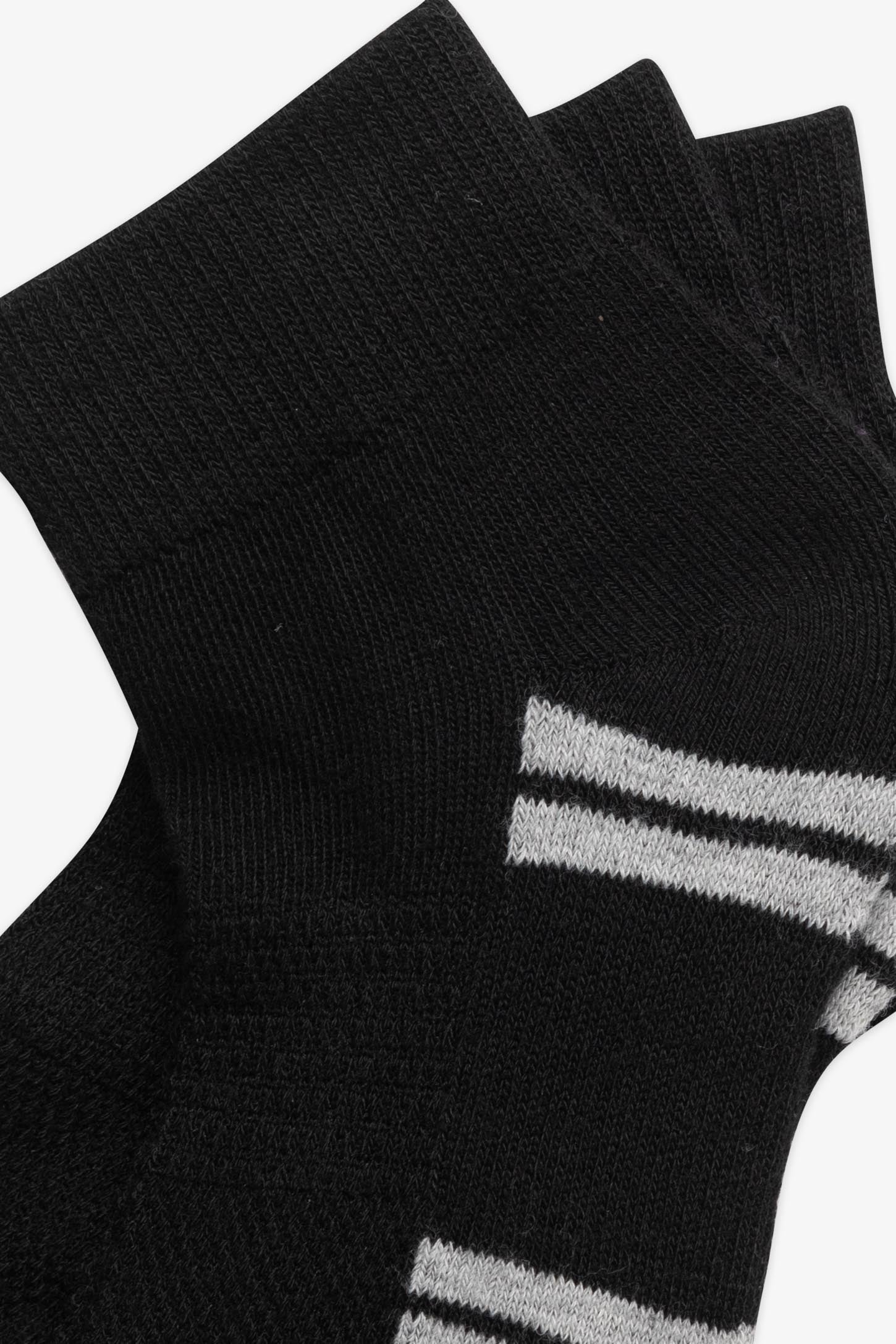 Chaussettes hautes 3 paires - Enfant fille && NOIR