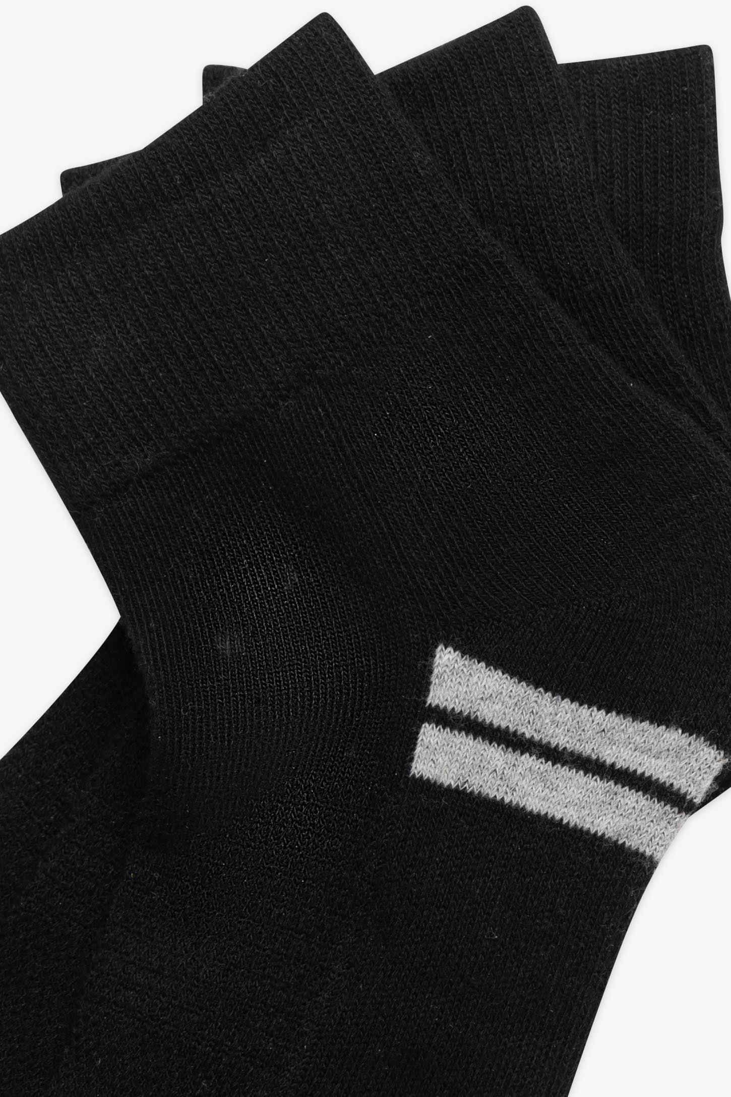 Chaussettes hautes 3 paires - Ado fille && NOIR