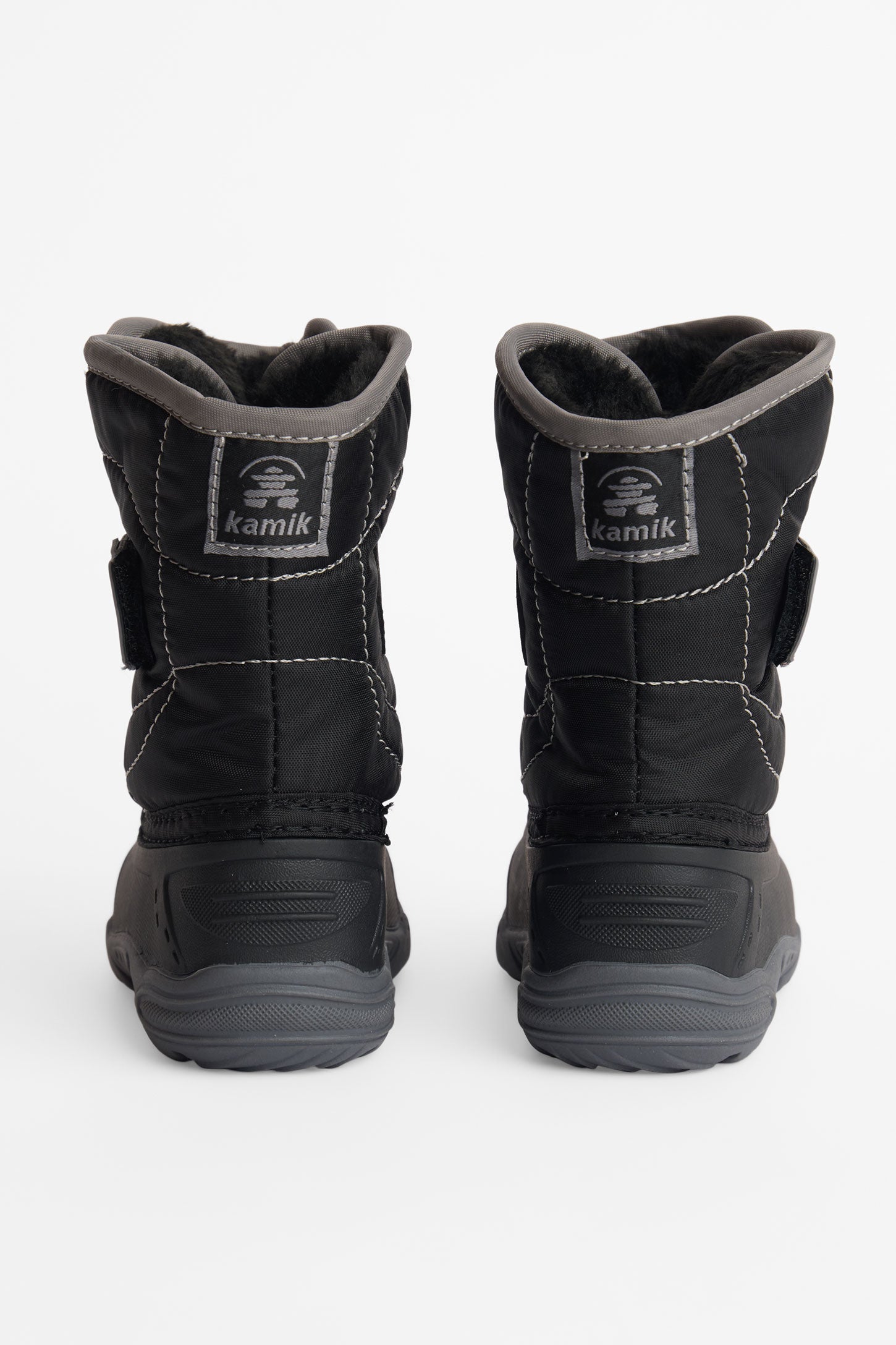 Bottes d'hiver non genrées en polyester - Bébé garçon && NOIR