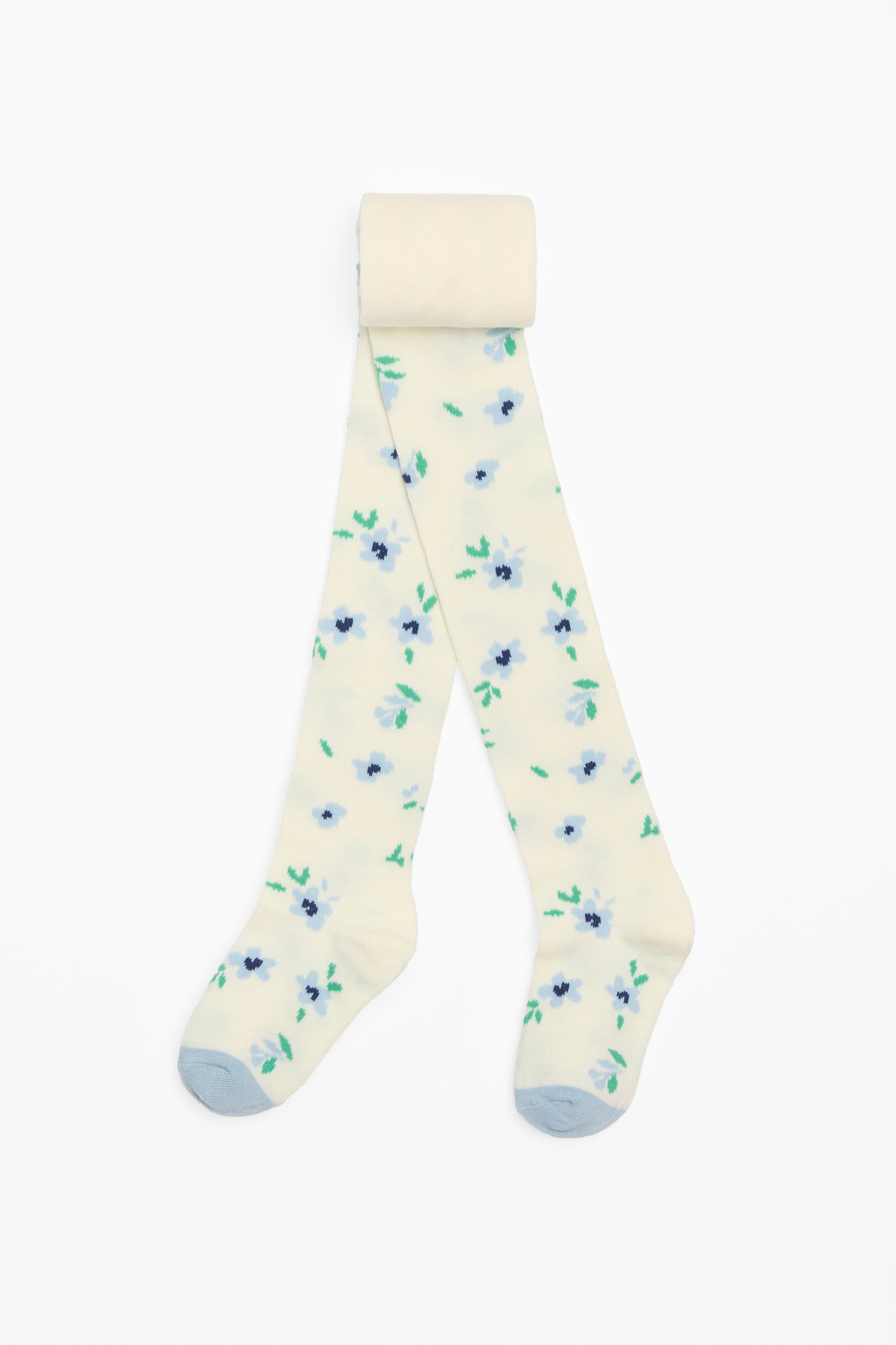 Collant imprimé extensible quotidien - Enfant fille && BLEU PALE