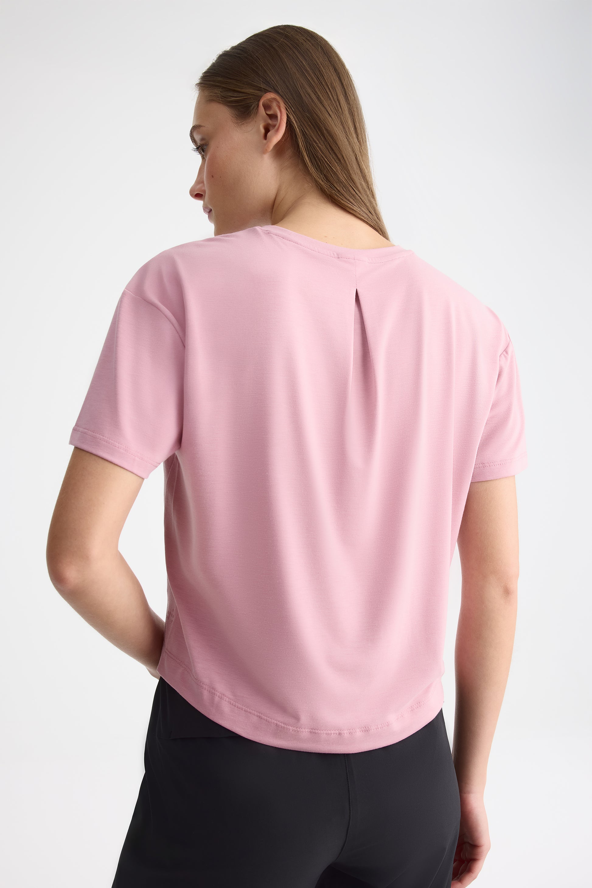 Camisole ajustée hi-low en Tencel - Femme && LILAS