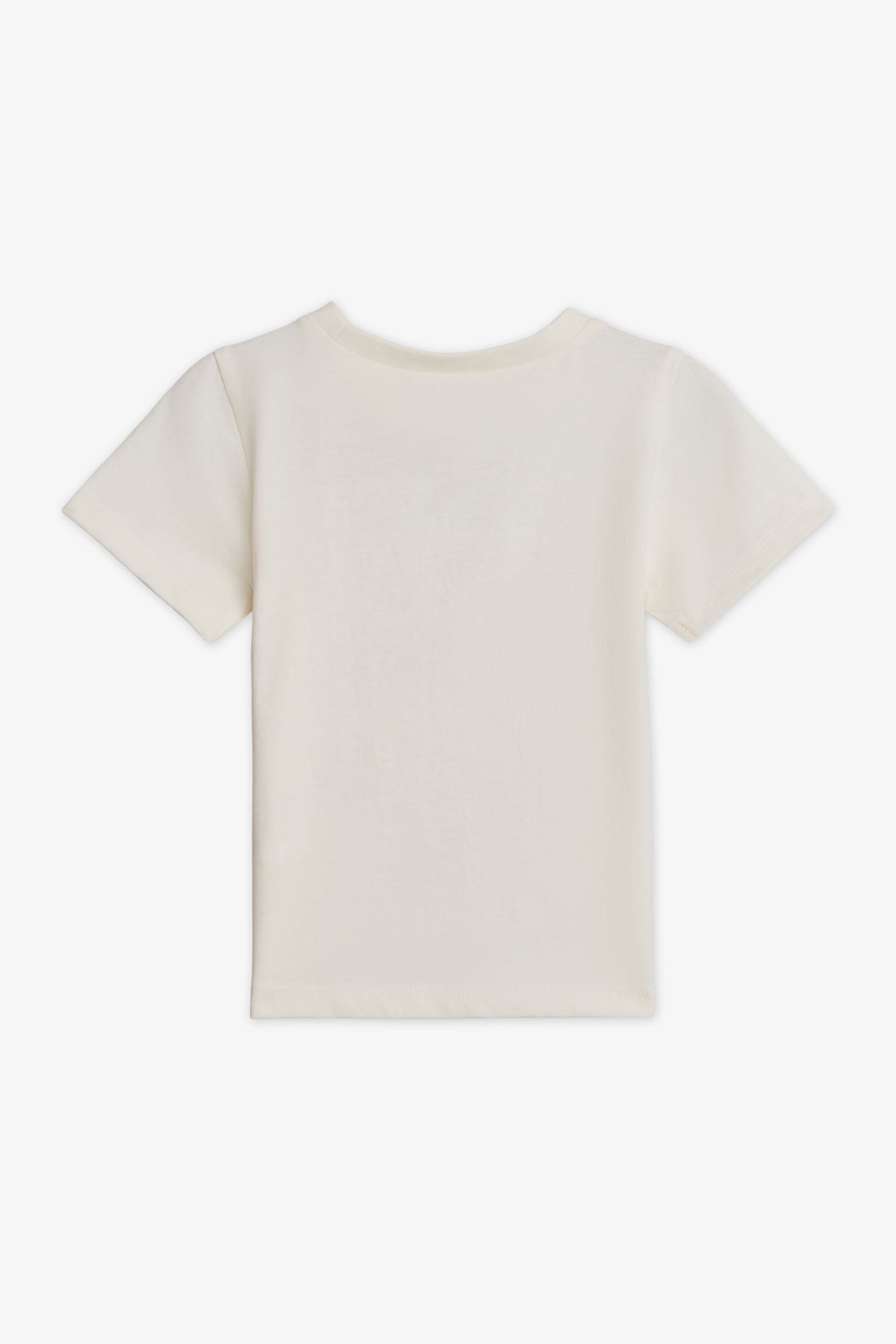 T-shirt col rond graphique – Bébé garçon 2/15$ && BLANC
