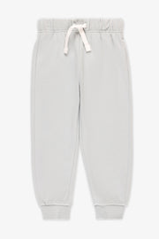 Pantalon élastique uni en coton polaire - Bébé garçon && GRIS