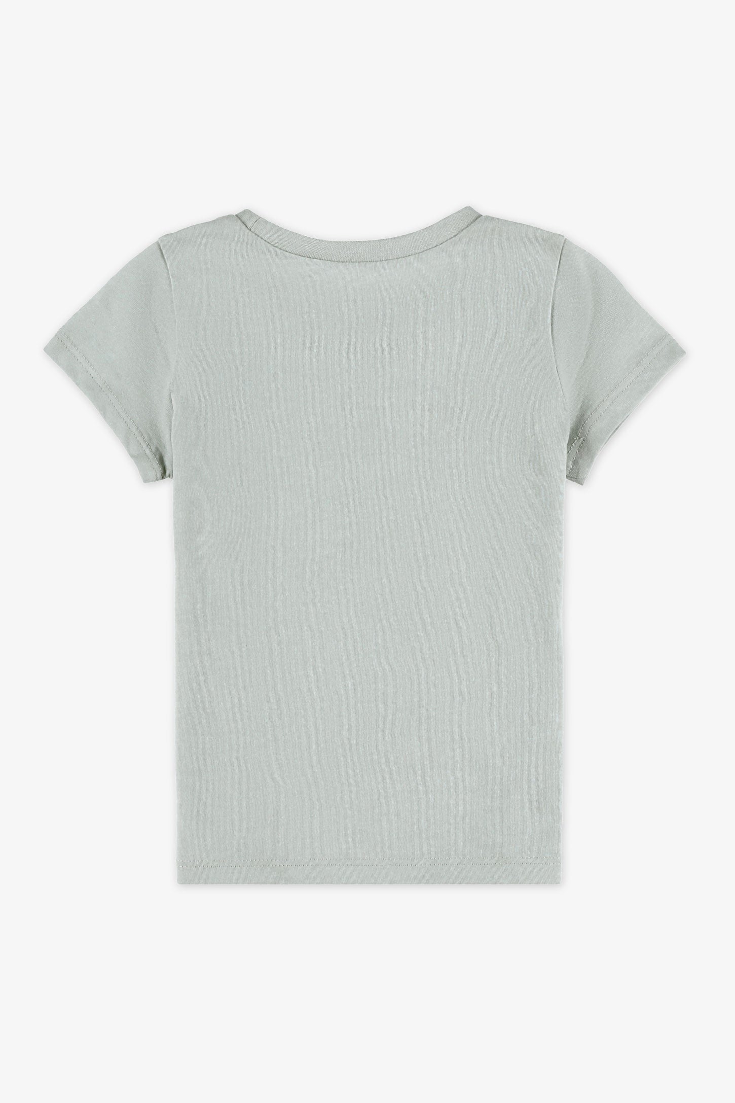 T-shirt col rond coupe droite - Bébé garçon && BLEU