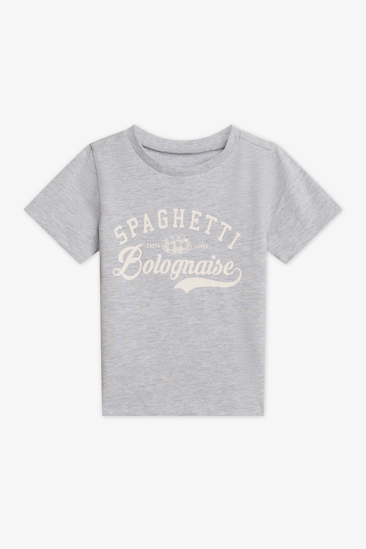 T-shirt col rond graphique – Bébé garçon 2/15$ && GRIS MIXTE