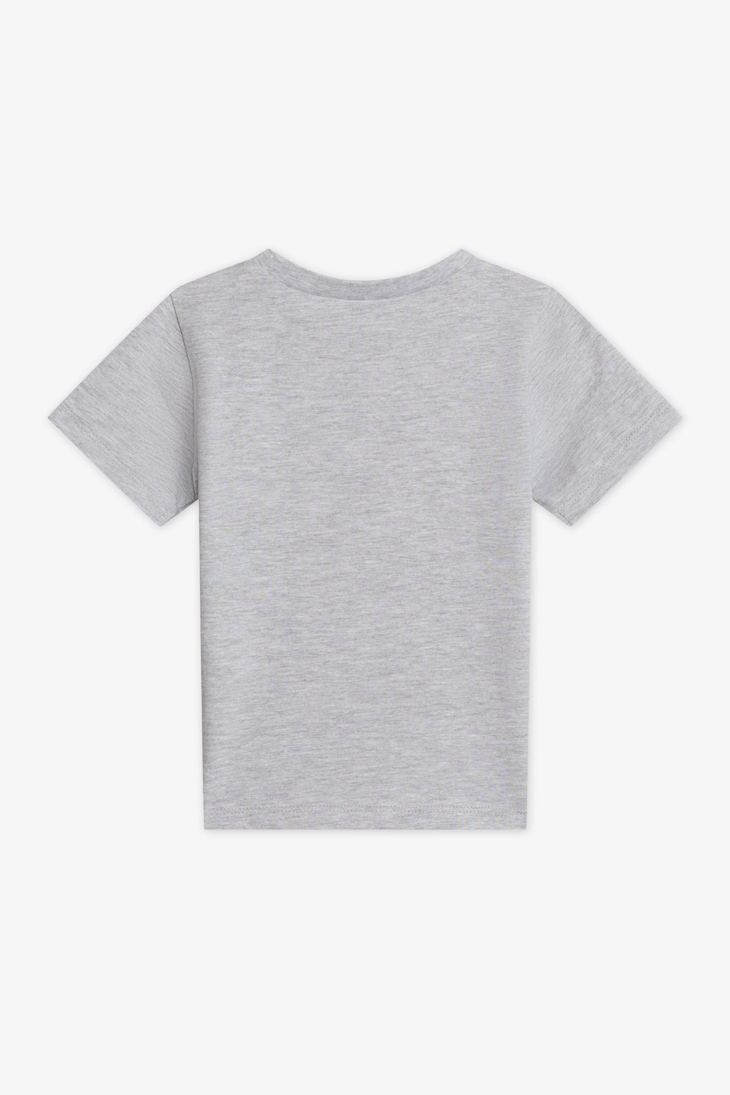 T-shirt col rond graphique – Bébé garçon 2/15$ && GRIS MIXTE
