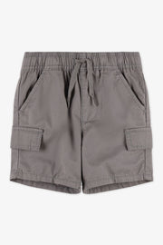 Short élastique à cordon - Bébé garçon && CHARBON