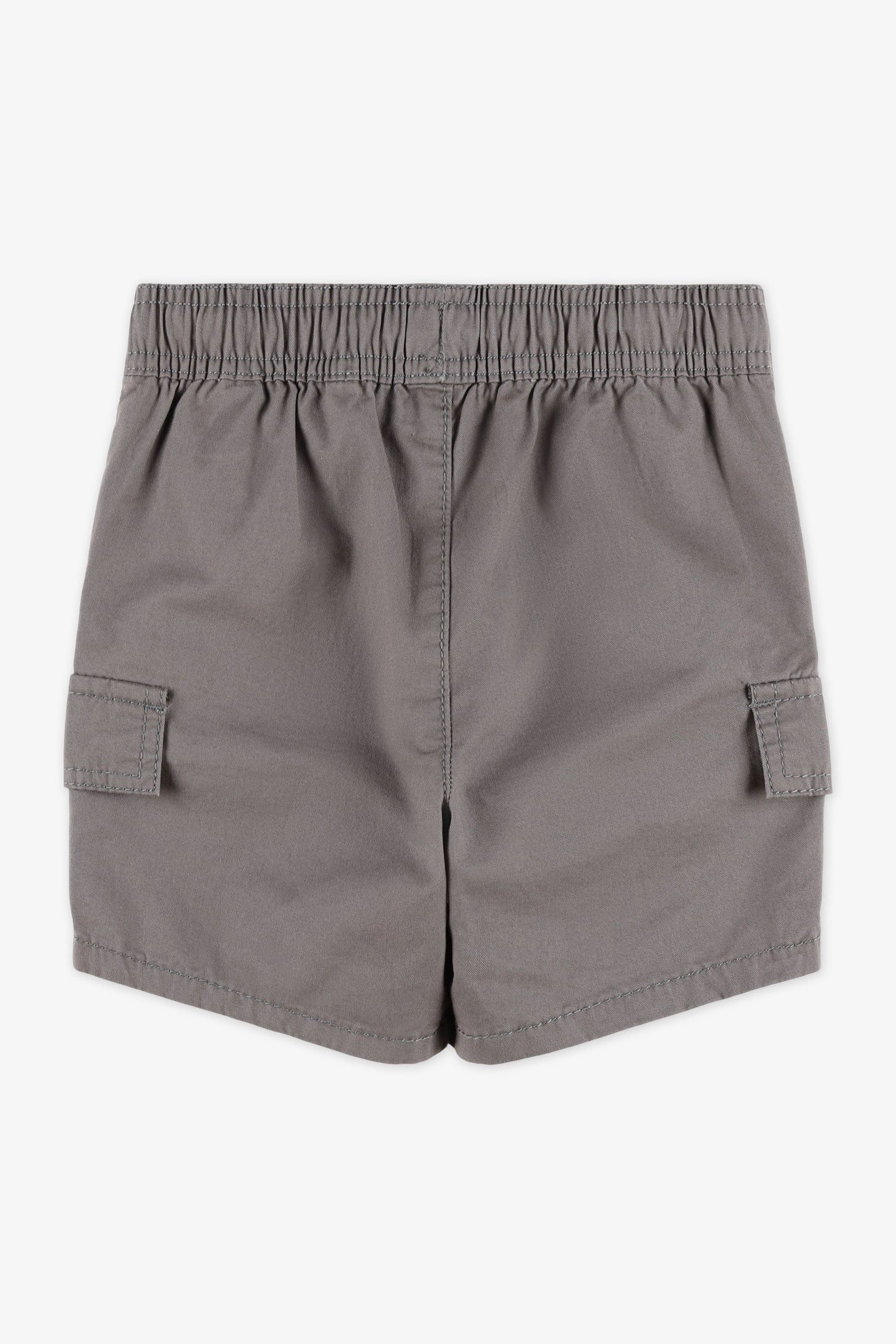 Short élastique à cordon - Bébé garçon && CHARBON