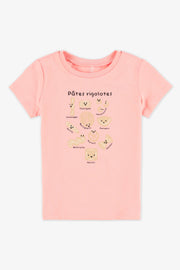 Chandail graphique manches courtes – Bébé fille 2/15$ && PECHE