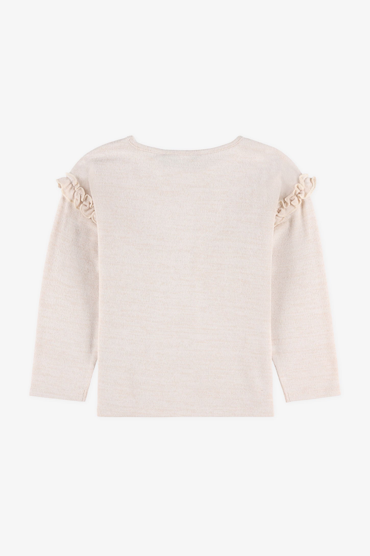 Chandail léger à manches longues – Bébé fille && OATMEAL