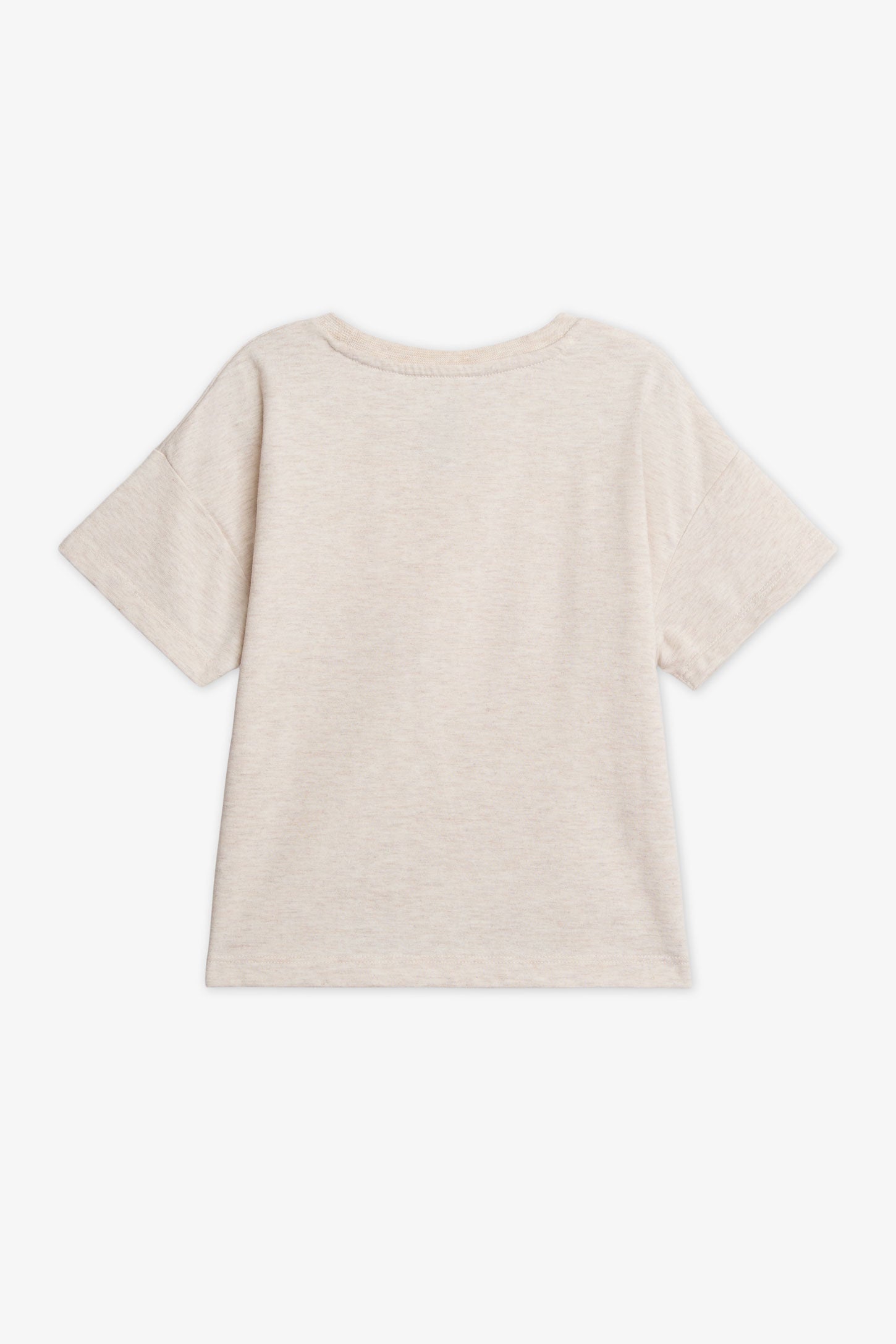 Chandail graphique col rond – Enfant fille 2/20$ && OATMEAL