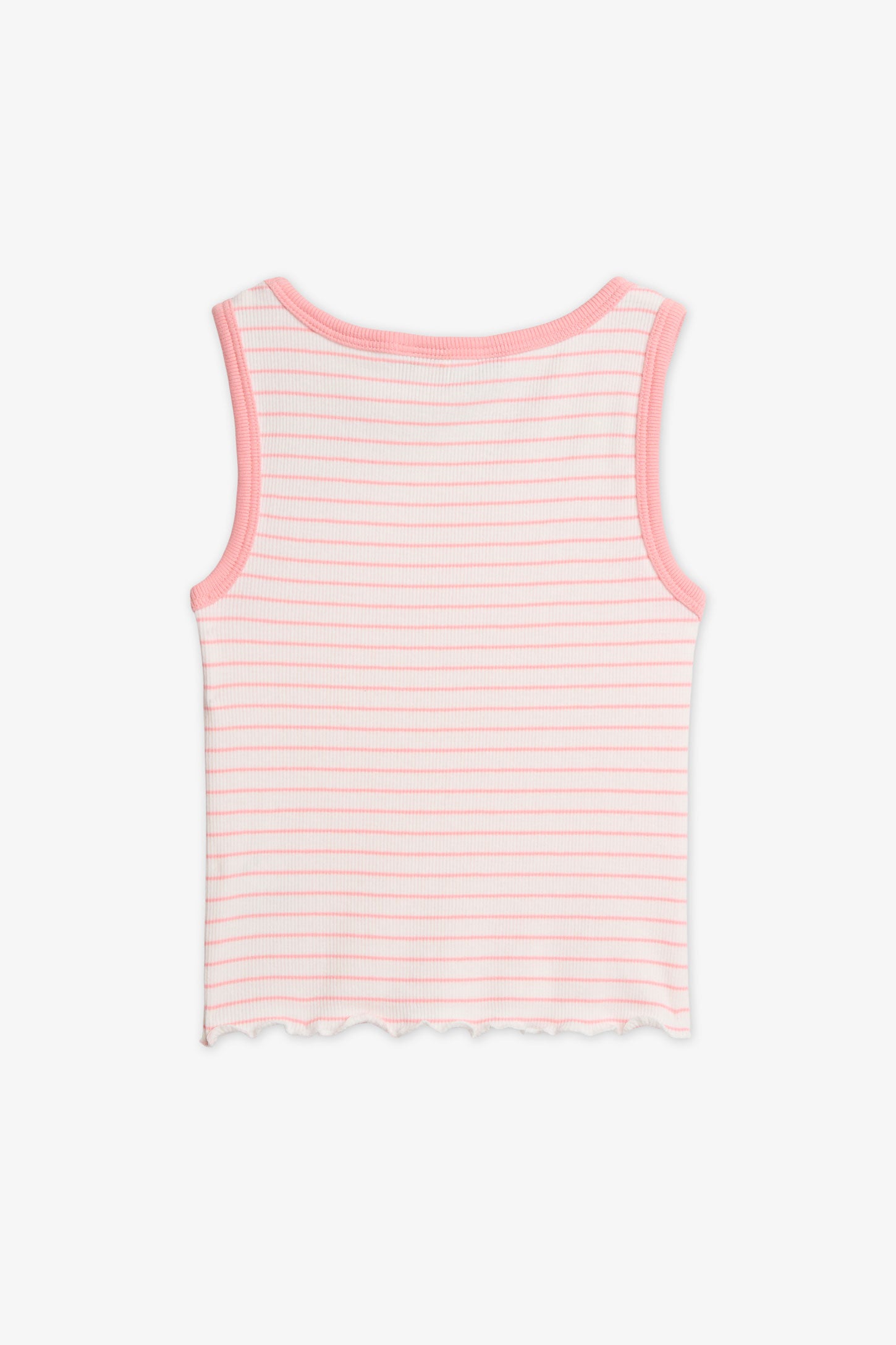 Camisole rayée frisée en stretch - Enfant fille && PECHE