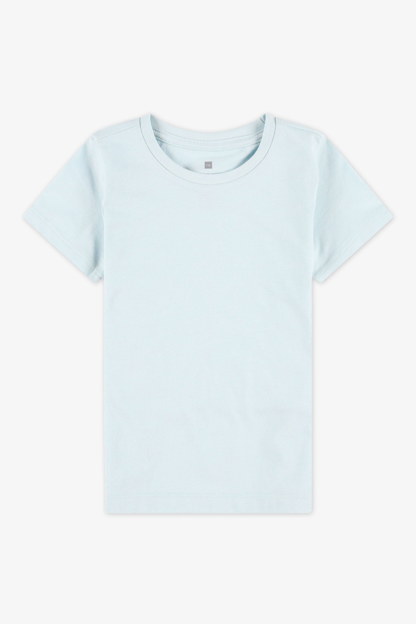 Chandail uni en jersey – Enfant fille && BLEU