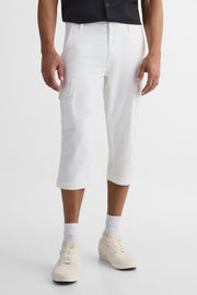 Pantalon cargo capri stretch – Homme && BLANC