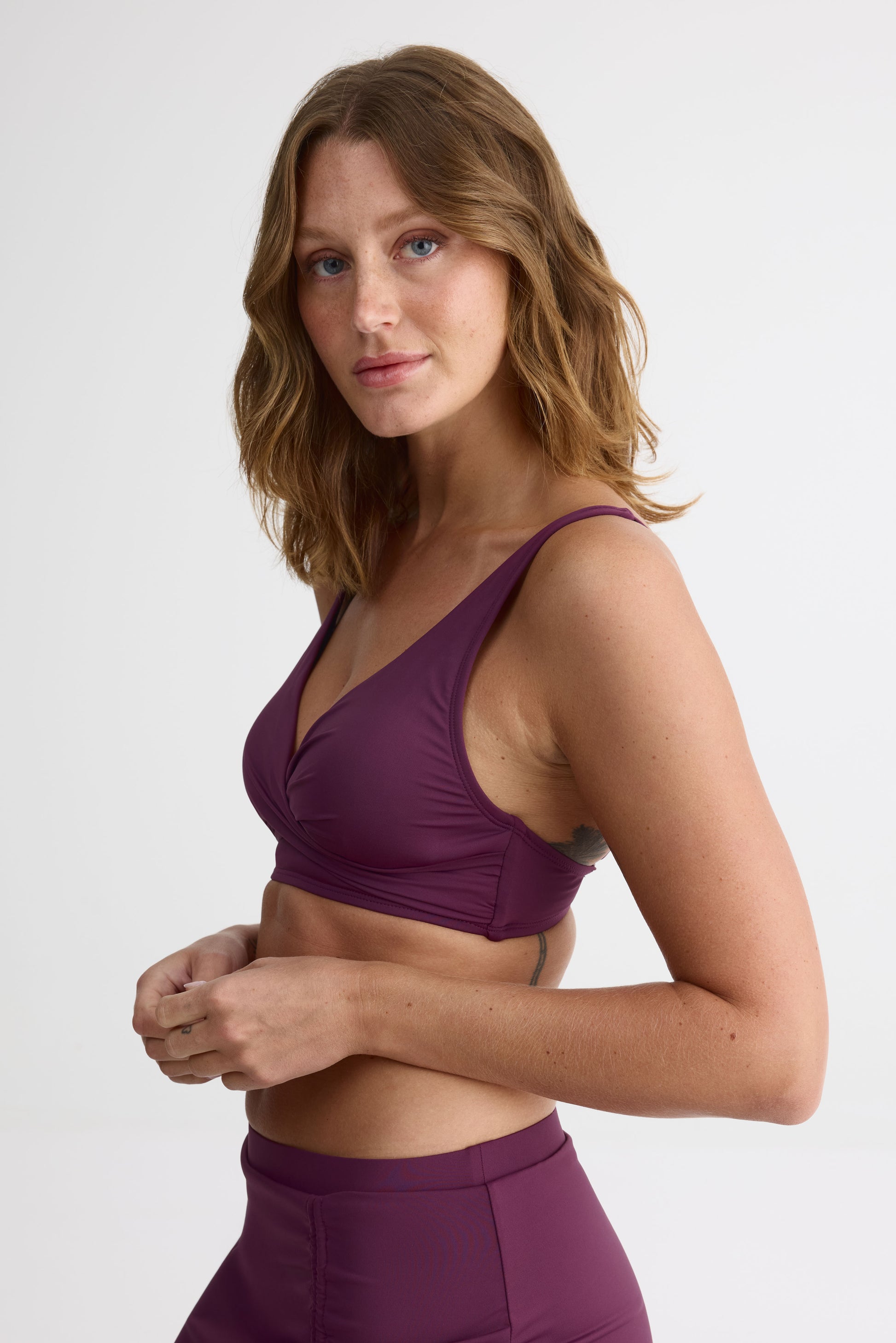 Haut de maillot triangle ajustable – Femme && PRUNE