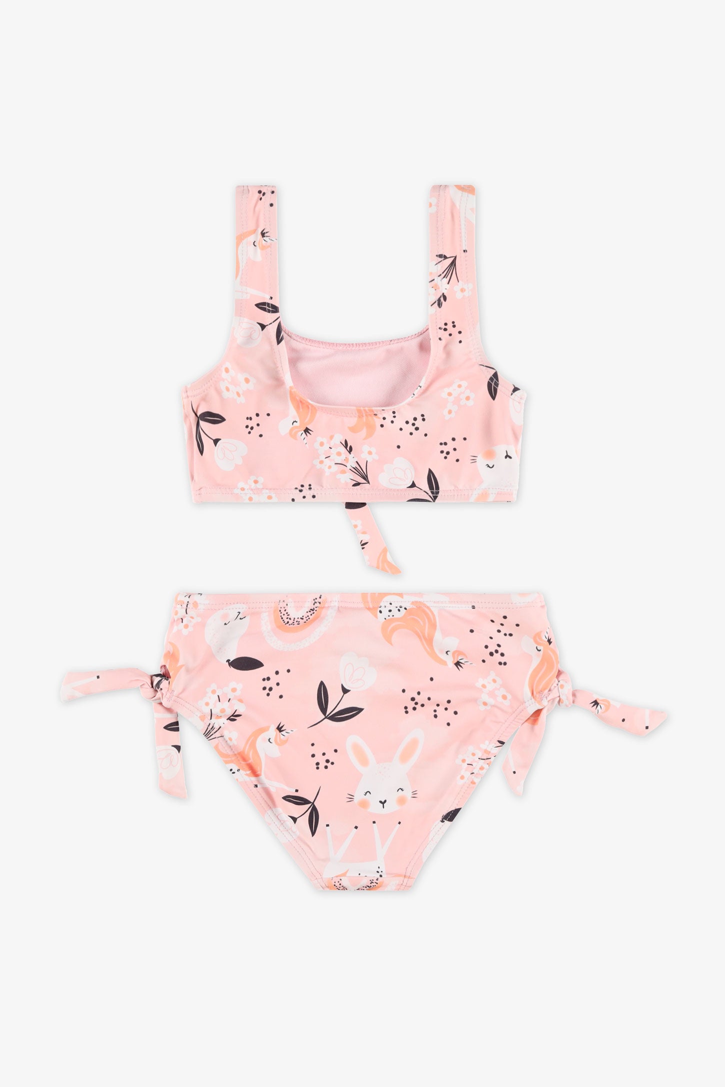 Maillot de bain 2 pièces – Enfant fille && ROSE MULTI
