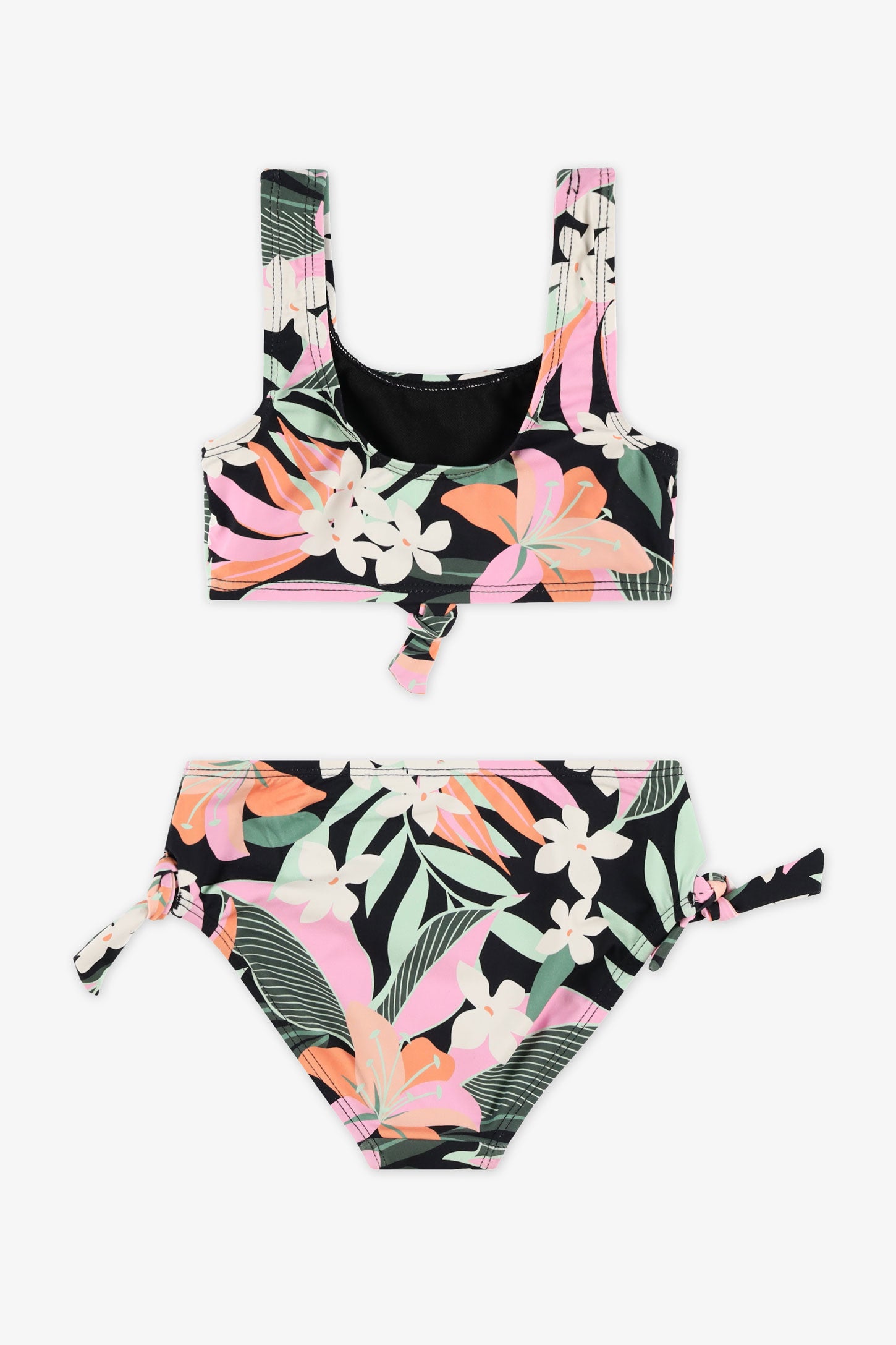 Maillot de bain 2 pièces – Enfant fille && NOIR/MULTI