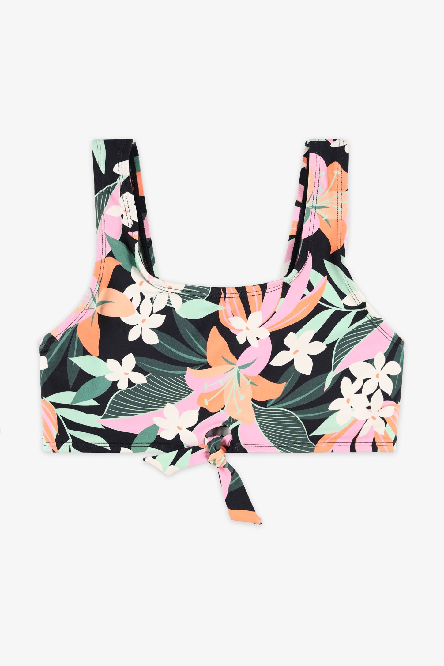 Haut de maillot court à bretelles - Ado fille 2/30$ && NOIR/MULTI