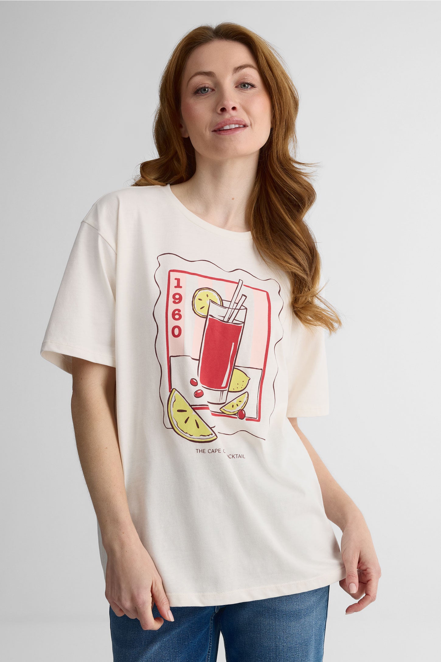 Chandail m/courtes oversize en coton - Femme 2/30$ && BLANC CASSÉ