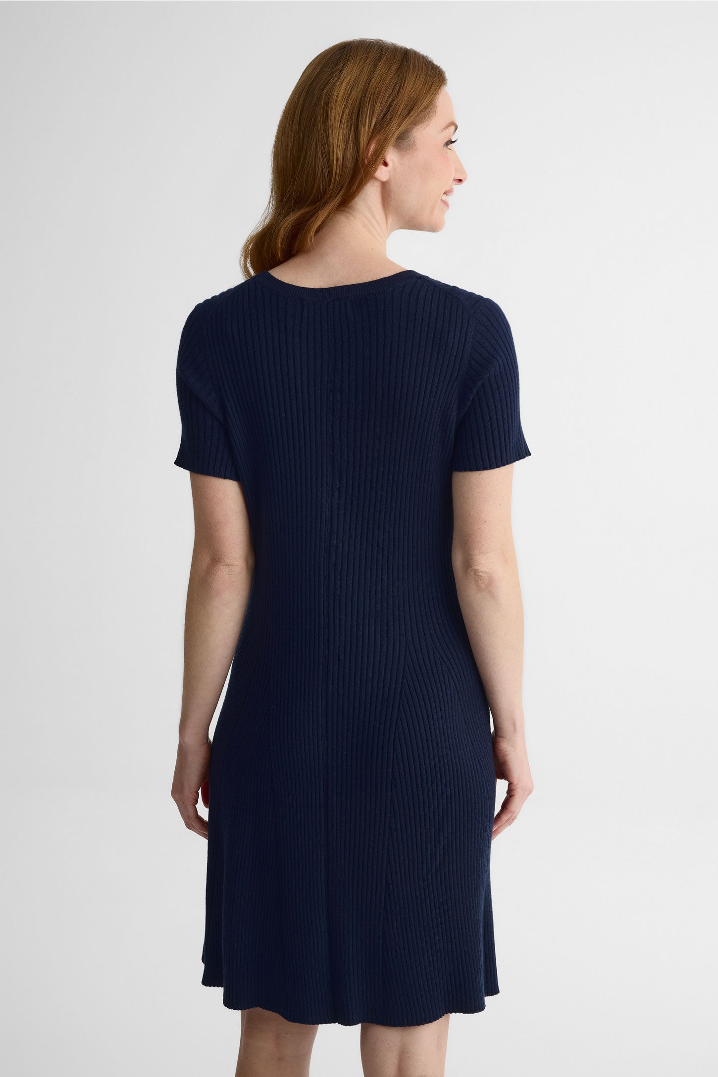 Robe skater en viscose douce – Femme && MARIN