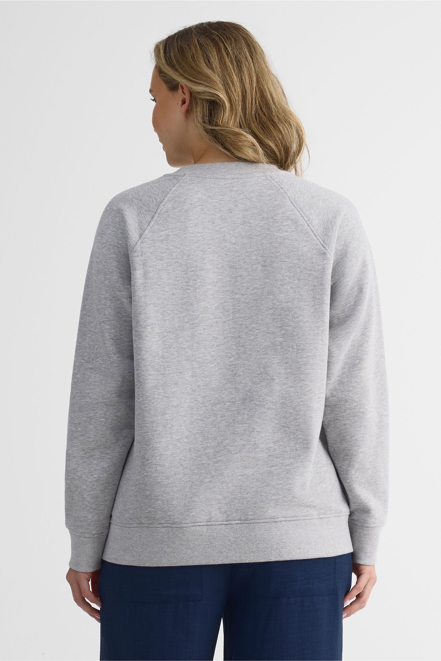 Chandail ouaté à manches longues – Femme && GRIS MIXTE