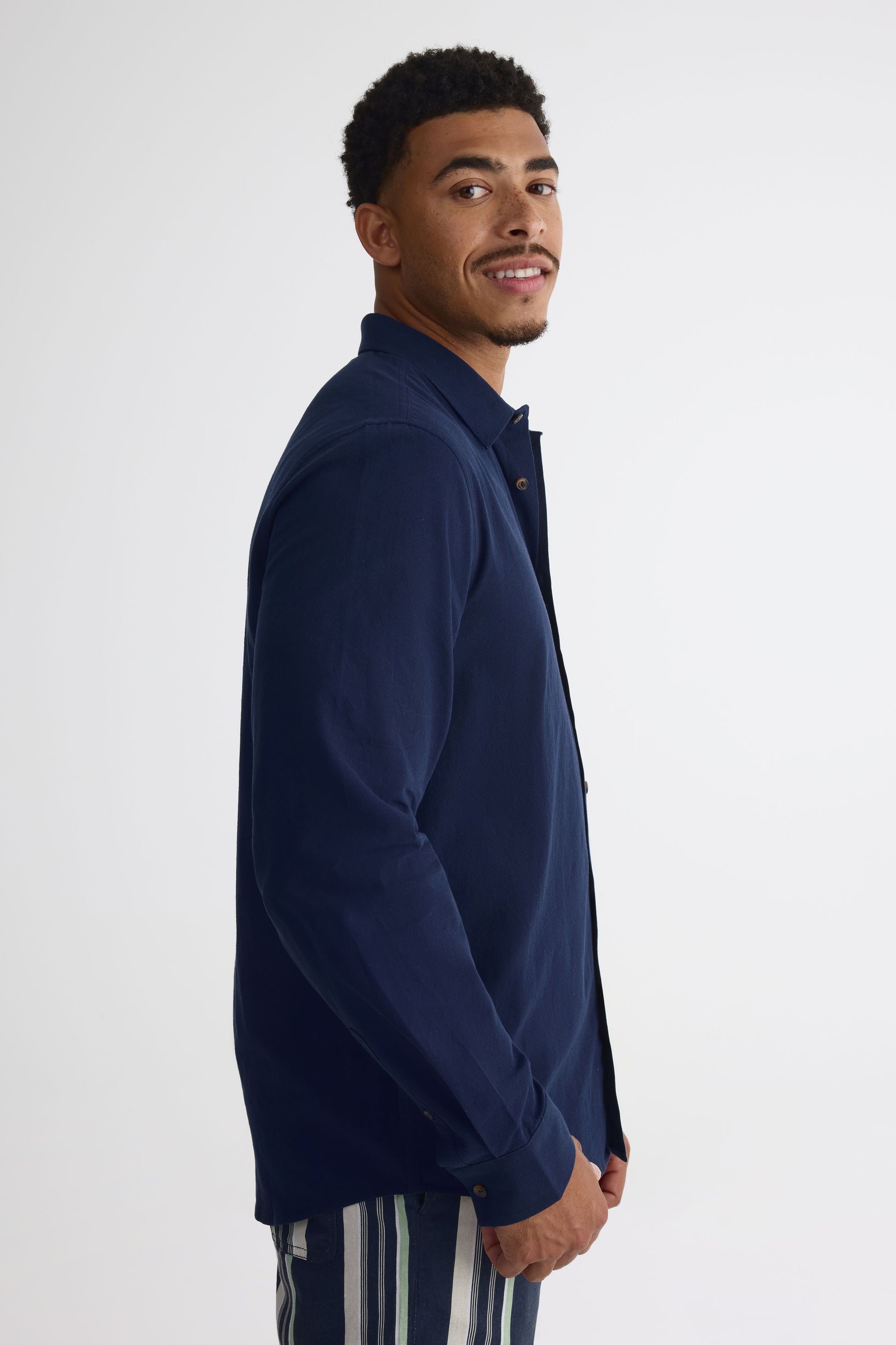 Chemise à manches longues - Homme && MARIN