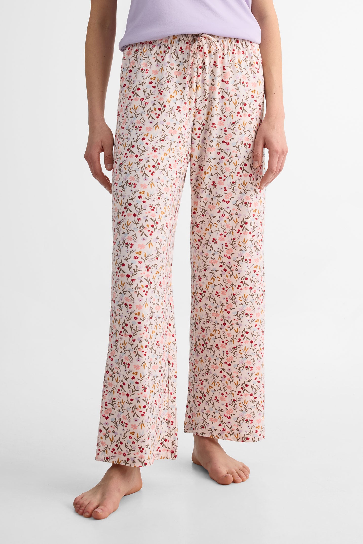 Pantalon en jersey imprimé – Femme && BLANC CASSÉ/MULTI