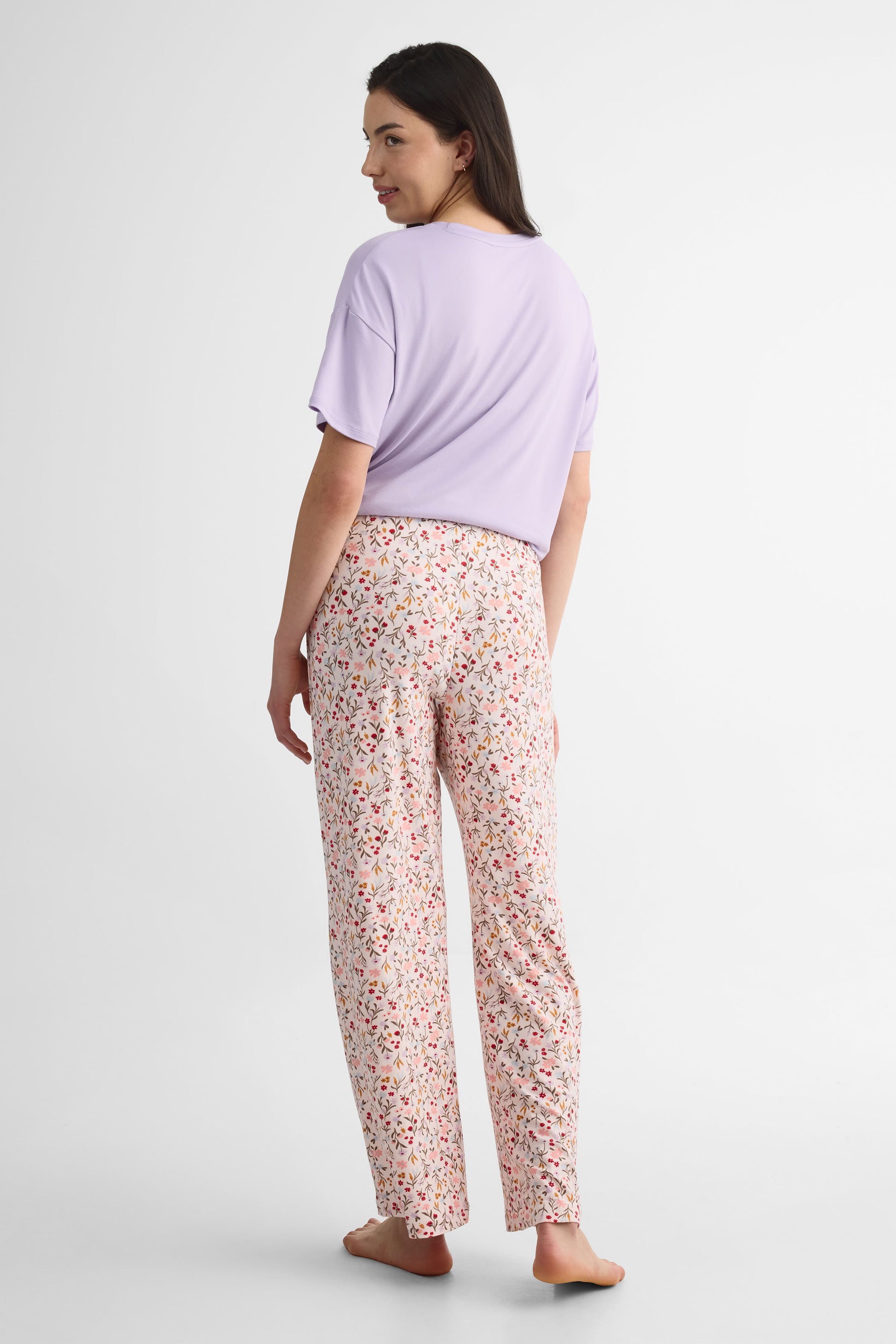 Pantalon en jersey imprimé – Femme && BLANC CASSÉ/MULTI