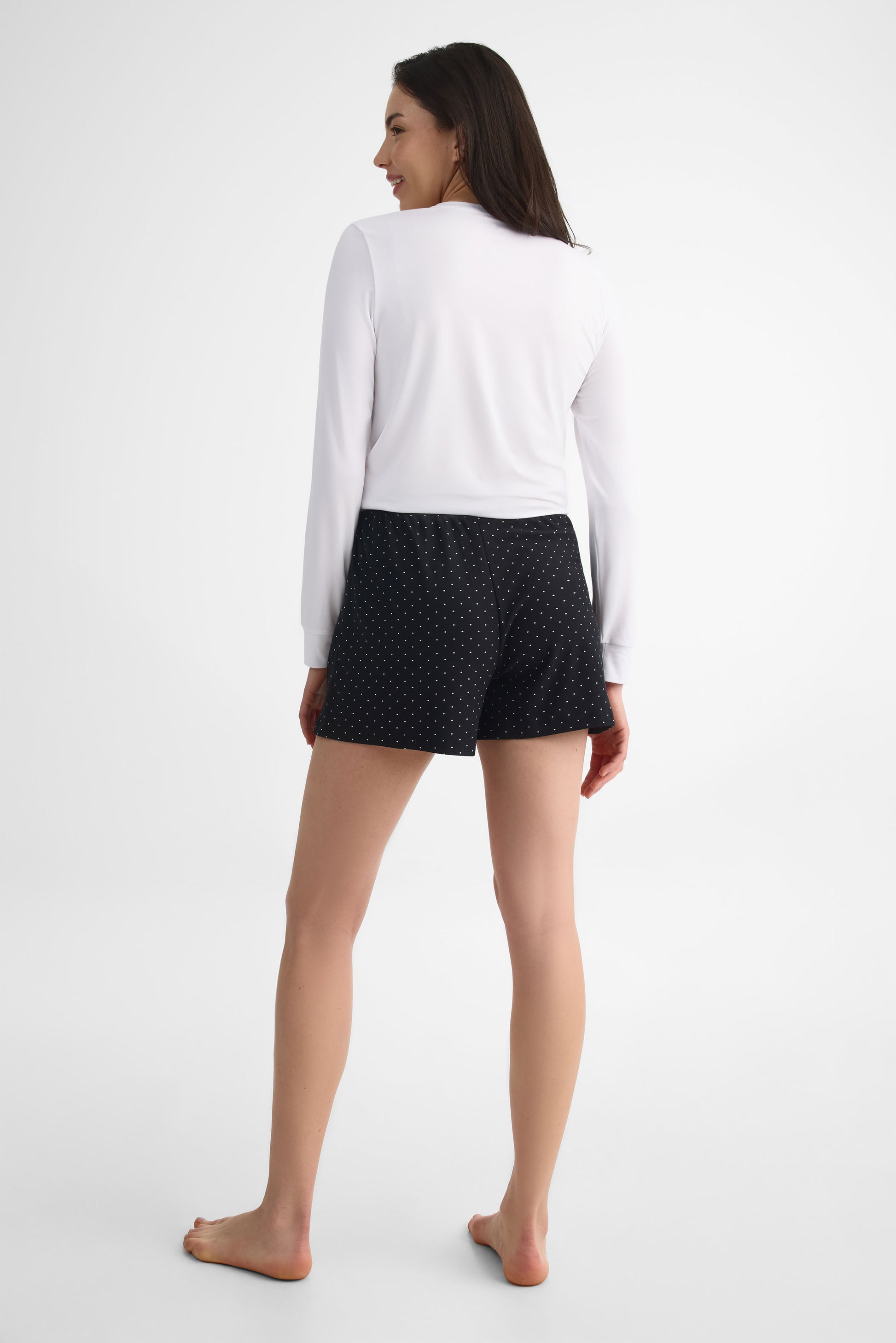 Pack de 2 shorts pyjama en jersey - Femme && NOIR/MULTI