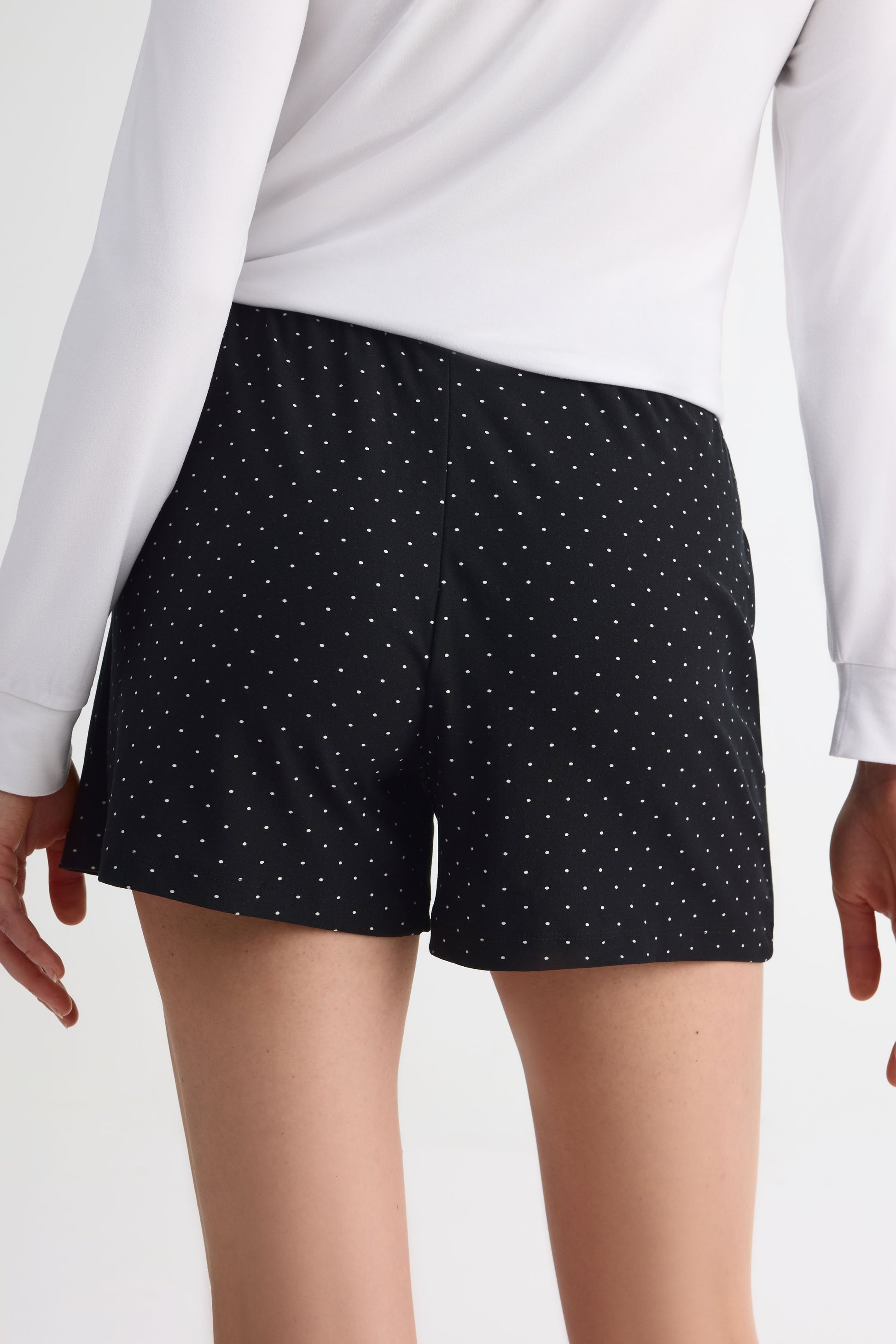 Pack de 2 shorts pyjama en jersey - Femme && NOIR/MULTI