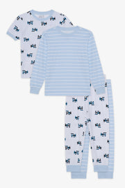 Ensemble pyjama 2 pièces m/c et m/longues - Enfant garçon && BLANC MULTI